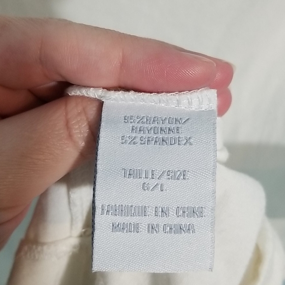 Suzy Shier white shirt with sequin collar large - Picture 5 of 8